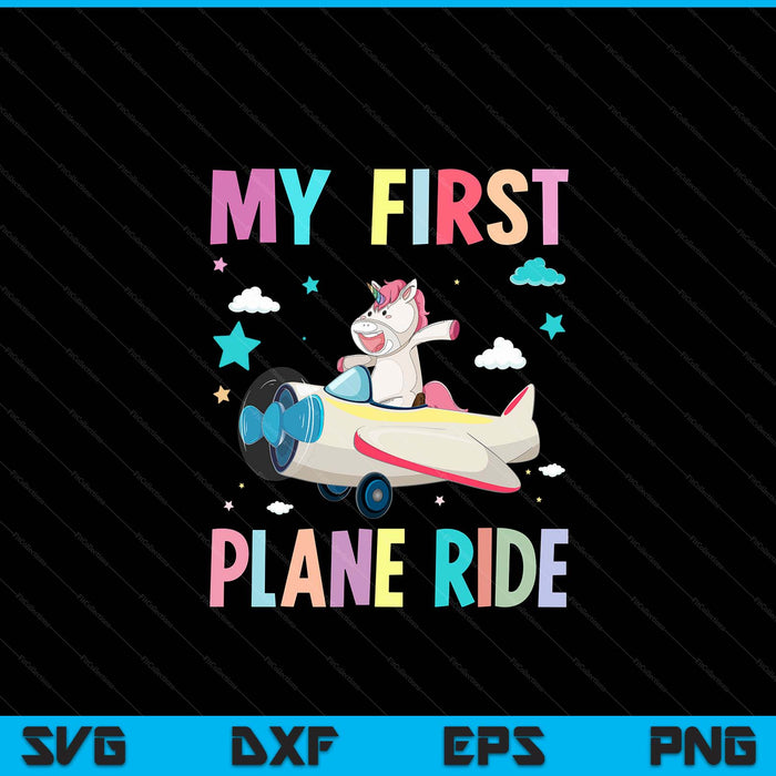 First time flying my first airplane ride SVG cut file