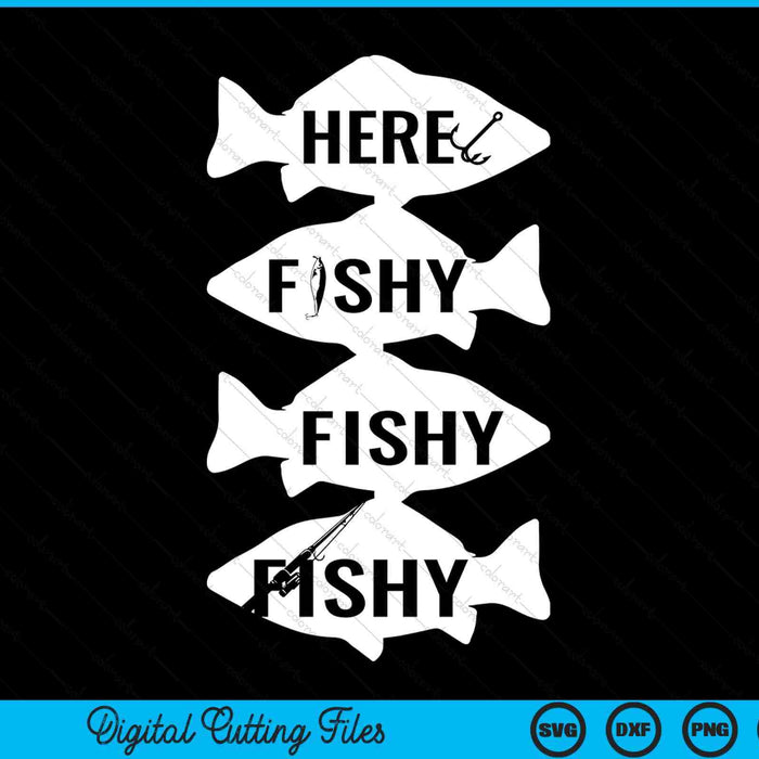 Fisher fish fishermen bait fishing rod bass SVG cut file