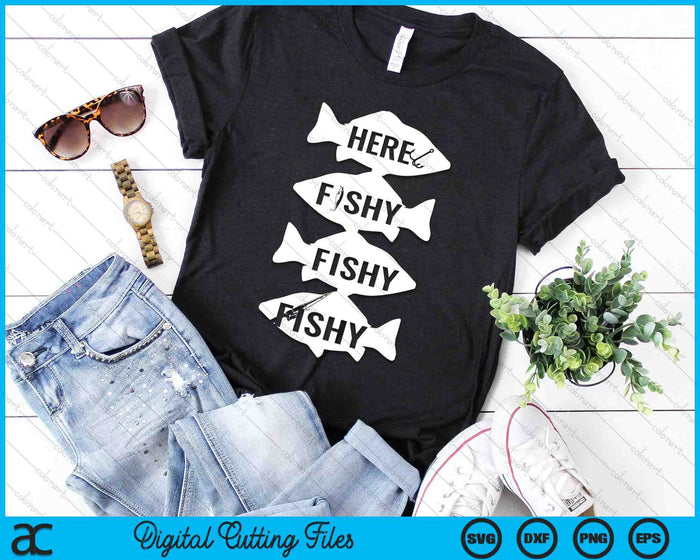 Fisher Fish Fishermen Bait Fishing Rod Boys Girls Bass SVG PNG Digital Cutting File