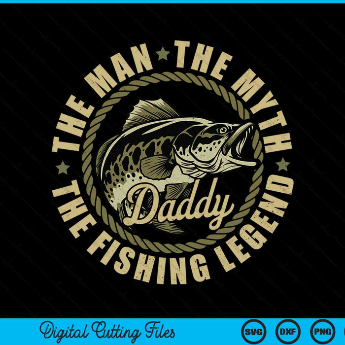 Fishing For Daddy Father Day Fishing Gift SVG PNG Digital Cutting File