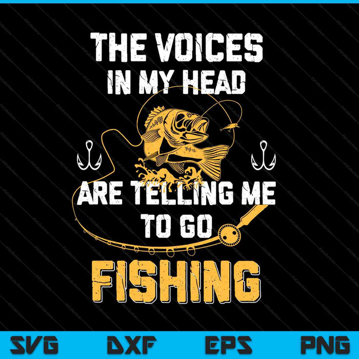 Fishing fisherman SVG cut file
