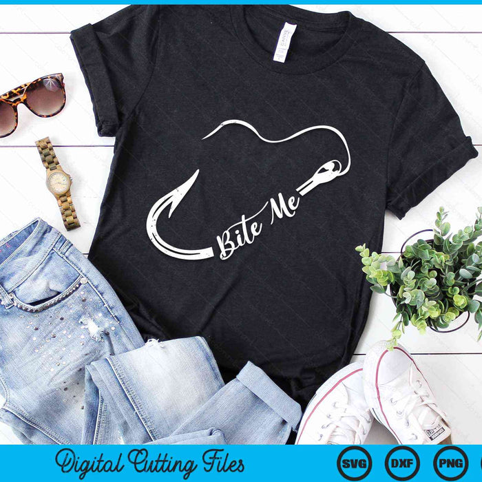 bite me fishing hook Fishing Hook Bite Me Bass Catfish Pike Fisherman SVG PNG Digital File – creativeusarts