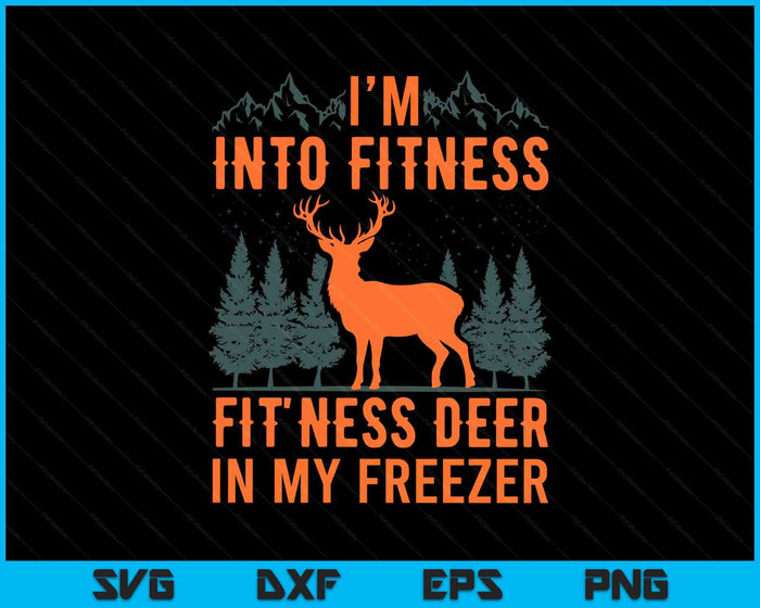 Fitness Deer In My Freezer Shirt Deer Shirts Deer Hunting SVG PNG Digital Printable Files