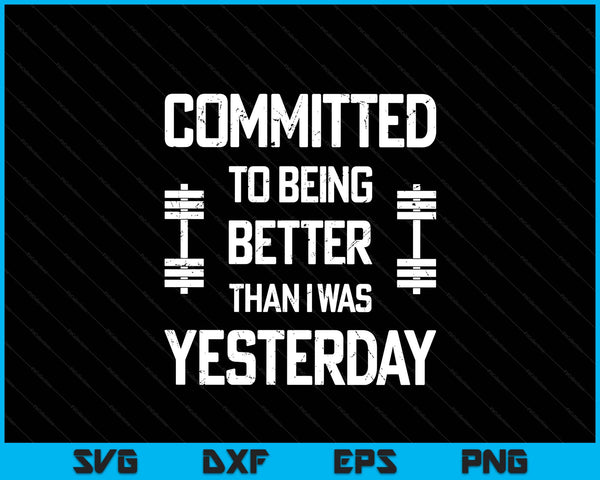 Fitness Motivation For Men & Women With Saying Gym Workout SVG PNG Digital Printable Files