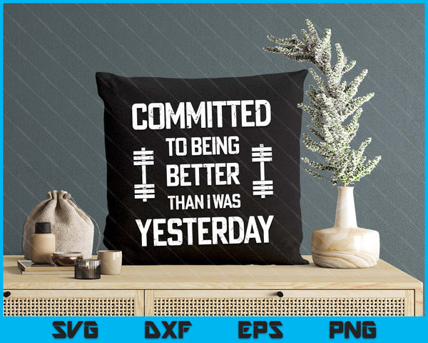 Fitness Motivation For Men & Women With Saying Gym Workout SVG PNG Digital Printable Files