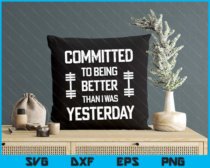 Fitness Motivation For Men & Women With Saying Gym Workout SVG PNG Digital Printable Files