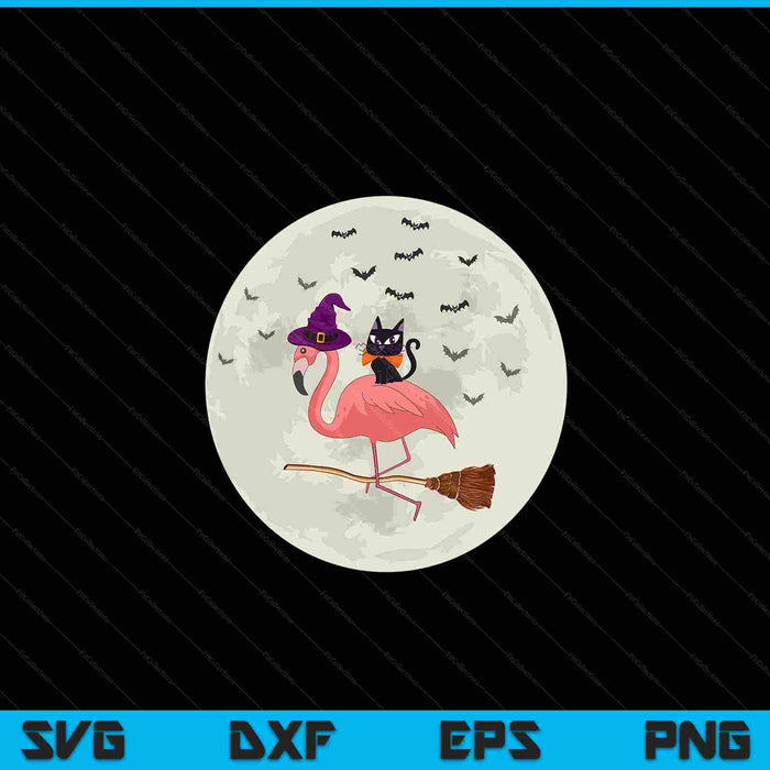 Flamingo Halloween Costume Flamingo Cat Halloween SVG PNG Digital Cutting File