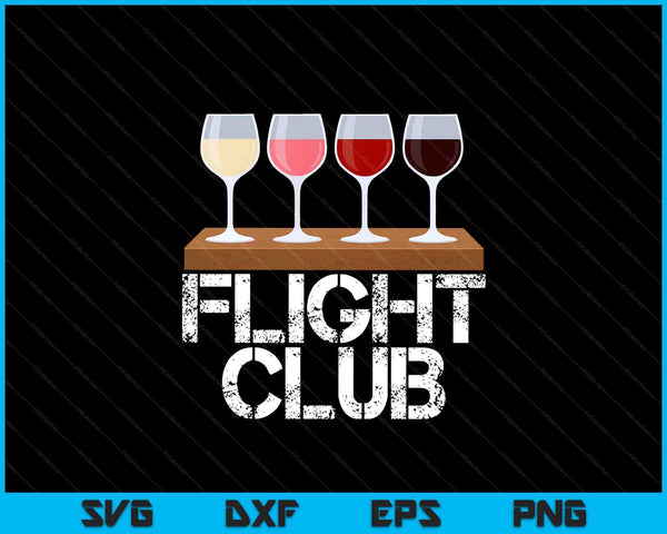 Flight wine club FOMO wine tasting sample rose red white SVG cut file
