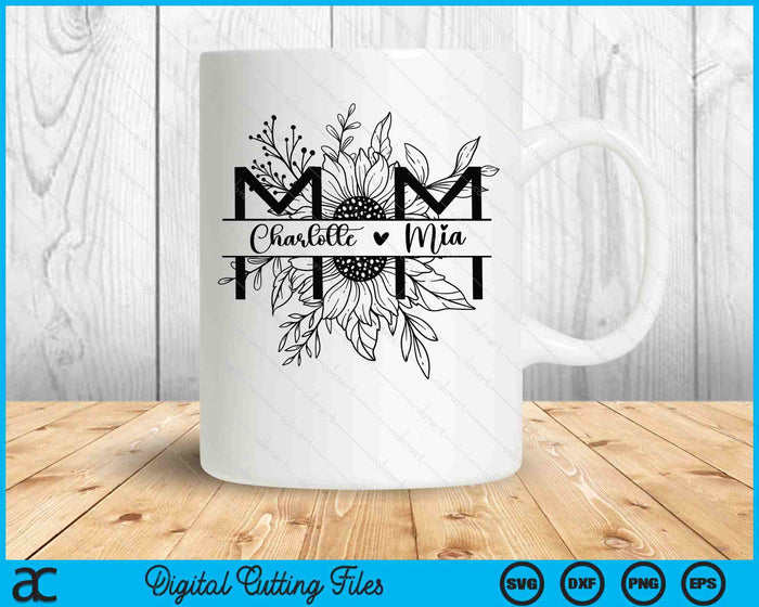 Floral Mom Mother's Day SVG PNG Digital Printable Files