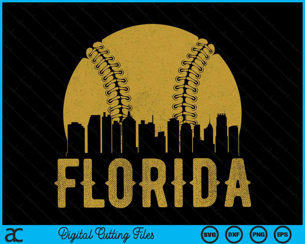 Florida Baseball Fan SVG PNG Cutting Printable Files