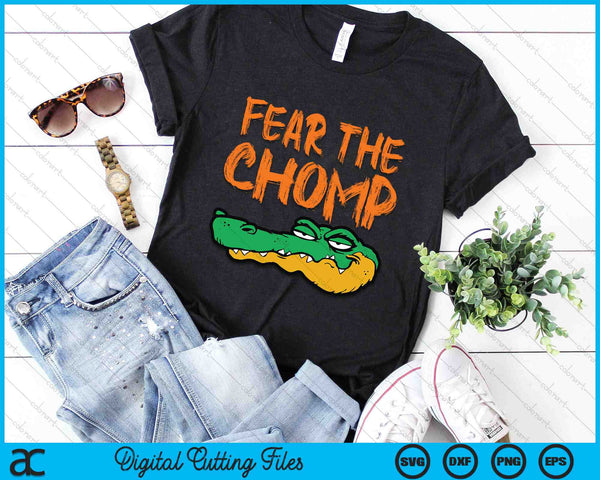 Florida Fear The Chomp Gator SVG PNG Digital Cutting Files