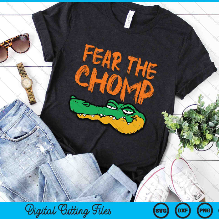 Florida Fear The Chomp Gator SVG PNG Digital Cutting Files