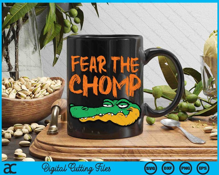 Florida Fear The Chomp Gator SVG PNG Digital Cutting Files