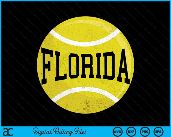 Florida Tennis Fan SVG PNG Digital Cutting Files