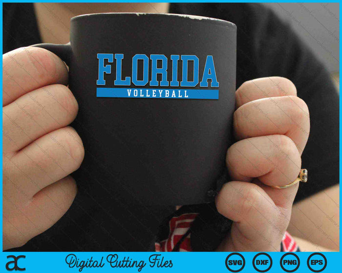 Archivos de corte digital SVG PNG de voleibol de Florida