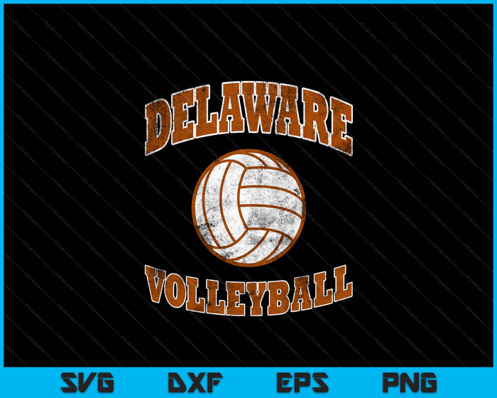 Florida Volleyball Vintage Distressed SVG PNG Digital Cutting Files