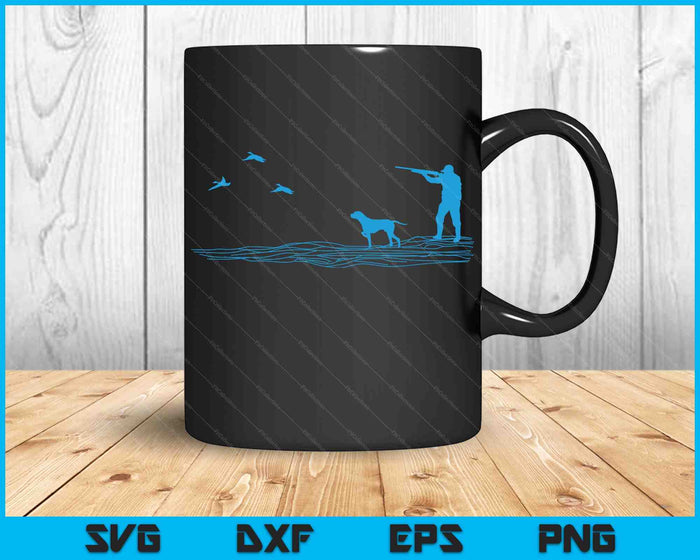 Flying Pheasant Graphic Upland Bird Hunter Dog Hunting SVG PNG Digital Cutting Files