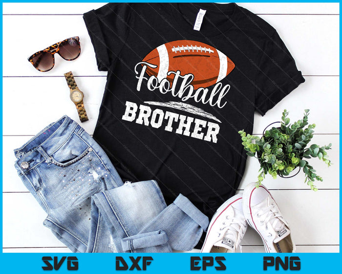 Football Brother Football Player Game Day Father's Day SVG PNG Digital Cutting Files