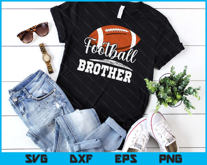 Football Brother Football Player Game Day Father's Day SVG PNG Digital Cutting Files