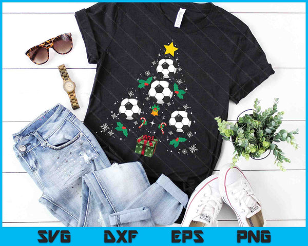 Football Christmas Tree Christmas Football SVG PNG Digital Cutting Files