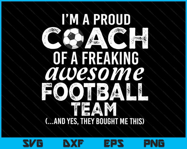 Football Coach Funny Thank You Appreciation Gift SVG PNG Digital Cutting Files
