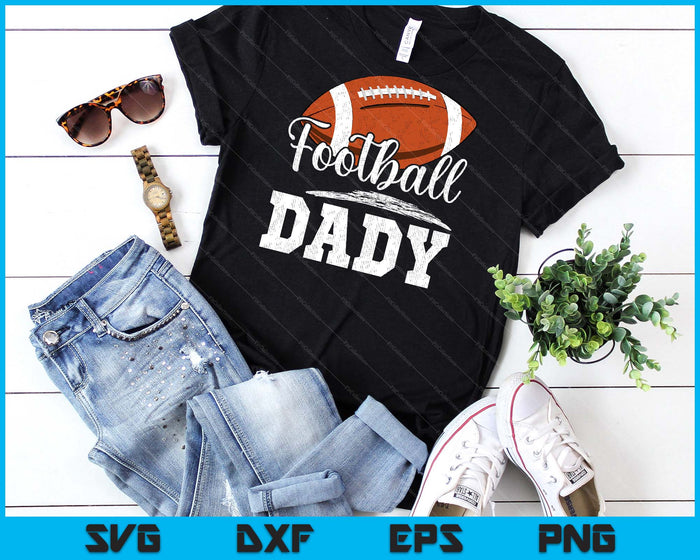 Football Dady Football Player Game Day Father's Day SVG PNG Digital Cutting Files