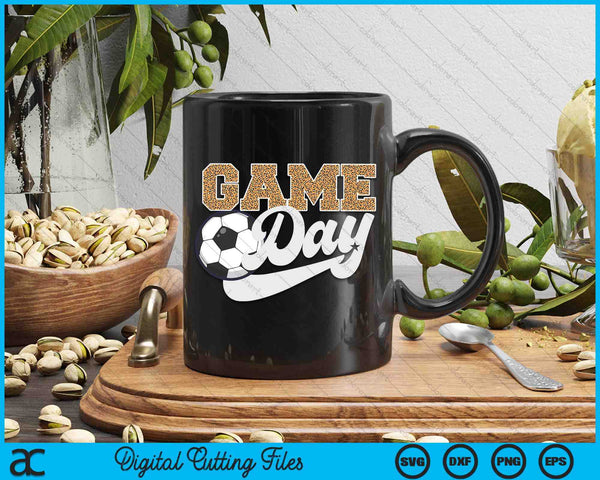 Football Game Day Vibes Football Coach Fan Player SVG PNG Digital Cutting Files - on a t-shirt