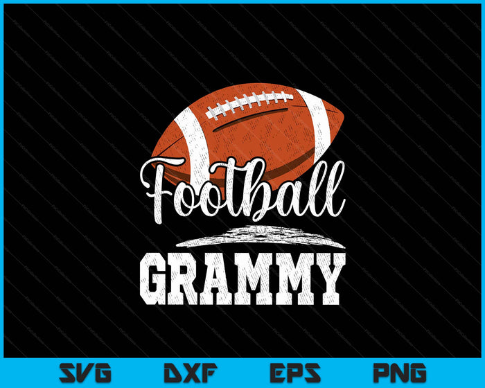 Football Grammy Football Player Game Day Mother's Day SVG PNG Digital Cutting Files