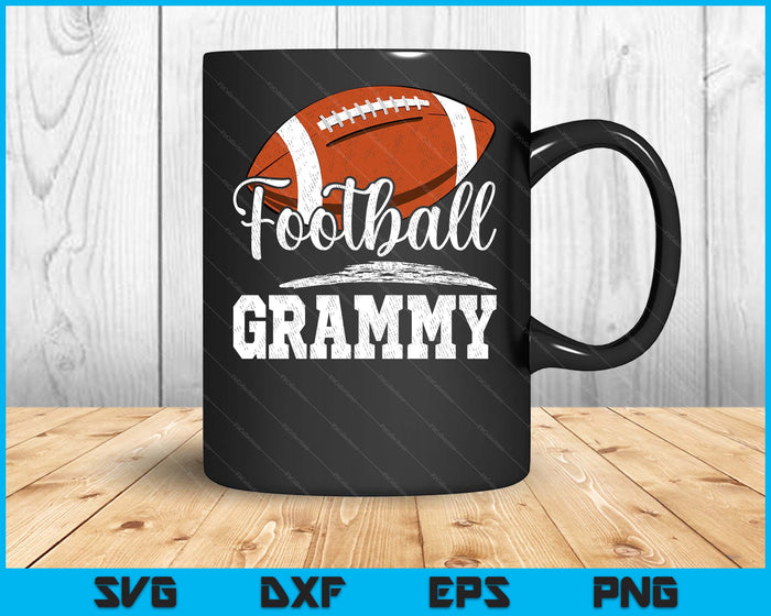 Football Grammy Football Player Game Day Mother's Day SVG PNG Digital Cutting Files