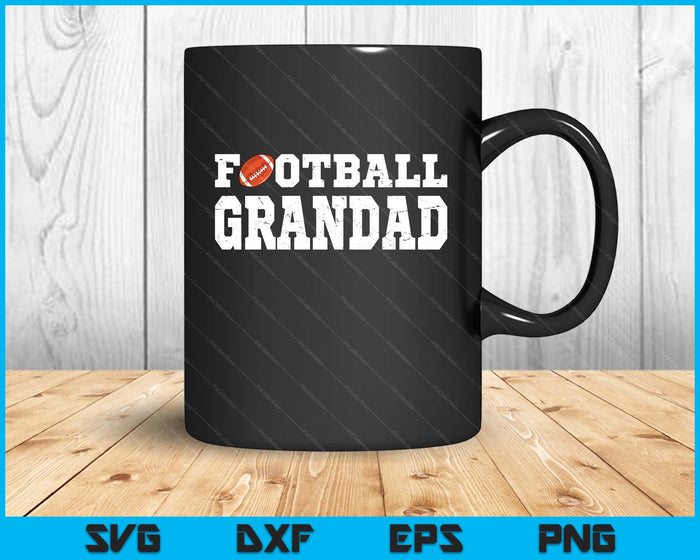 Football Grandad Clothing Graphic Proud Football SVG PNG Digital Cutting Files