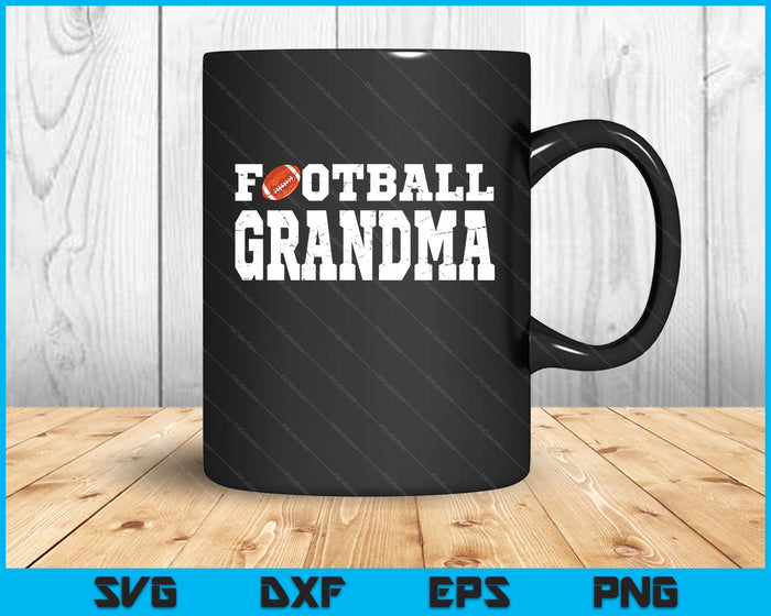 Football Grandma Clothing Graphic Proud Football SVG PNG Digital Cutting Files