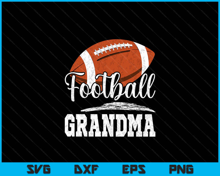 Football Grandma Football Player Game Day Mother's Day SVG PNG Digital Cutting Files