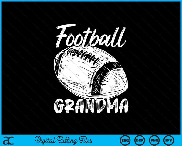 Football grandma women family matching players SVG cut file