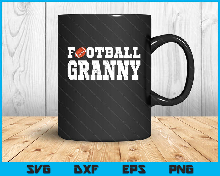 Football Granny Clothing Graphic Proud Football SVG PNG Digital Cutting Files