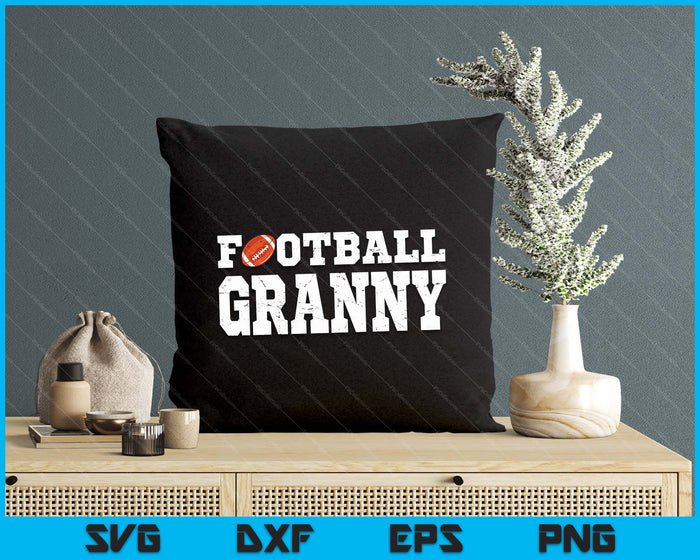 Football Granny Clothing Graphic Proud Football SVG PNG Digital Cutting Files