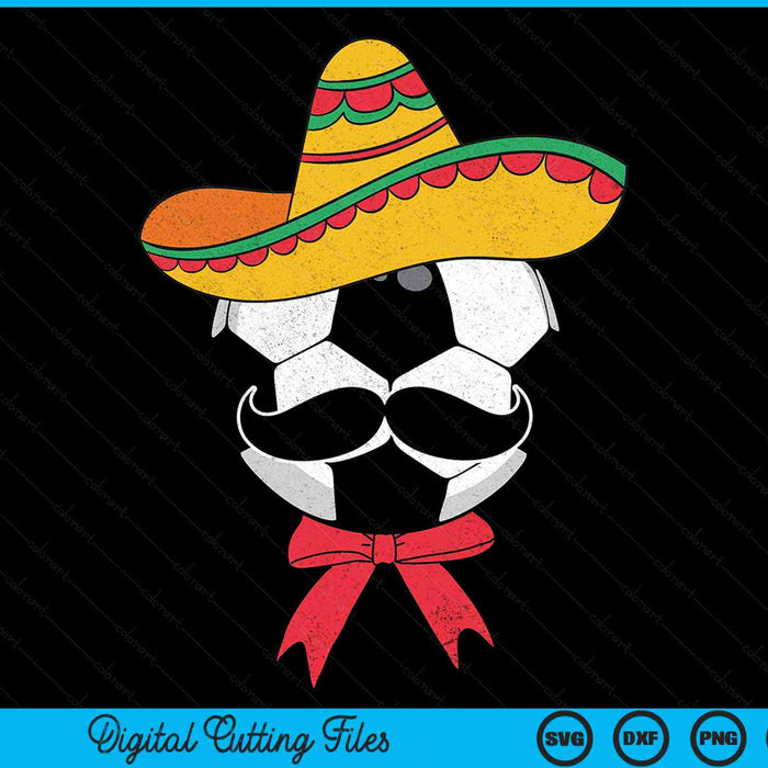 Football Mexican sombrero Cinco de Mayo SVG cut file
