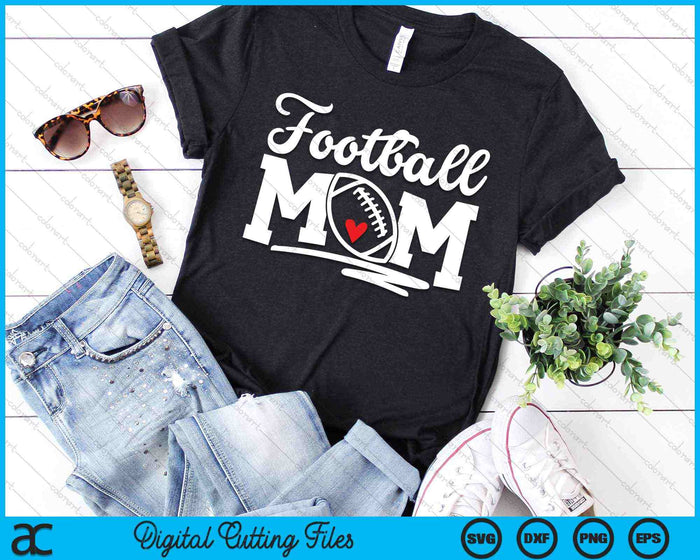 Football Mom SVG PNG Digital Cutting Files