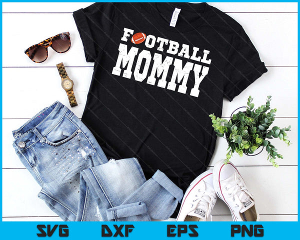 Football Mommy Clothing Graphic Proud Football SVG PNG Digital Cutting Files