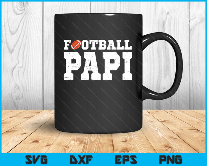 Football Papi Clothing Graphic Proud Football SVG PNG Digital Cutting Files