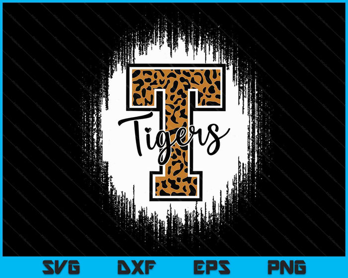 Football Tigers School Sports Fan Team Spirit SVG PNG Digital Cutting Files