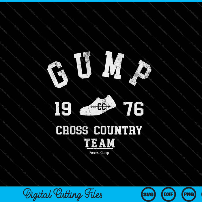 Forrest Gump Cross Country SVG PNG digitale snijbestanden