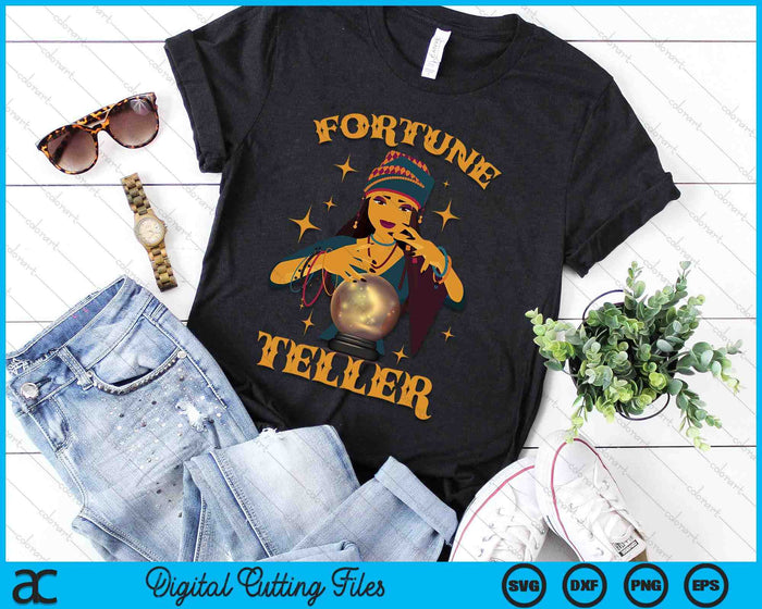 Fortune Teller Costume Circus Staff Vintage Carnival Theme SVG PNG Digital Cutting File