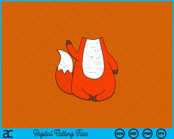 Fox Costume Cute Easy Animal Halloween SVG PNG Digital Printable Files