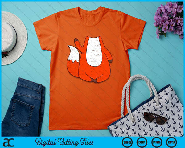 Fox Costume Cute Easy Animal Halloween SVG PNG Digital Printable Files