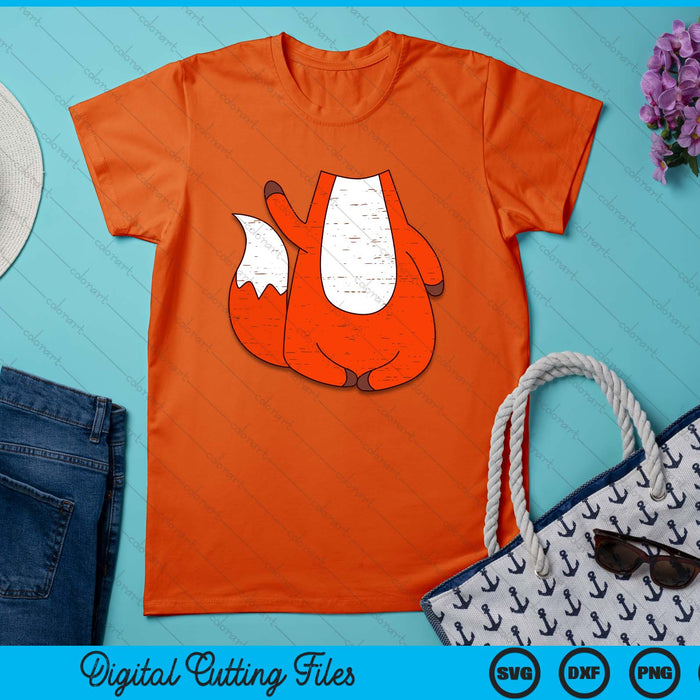 Fox Costume Cute Easy Animal Halloween SVG PNG Digital Printable Files