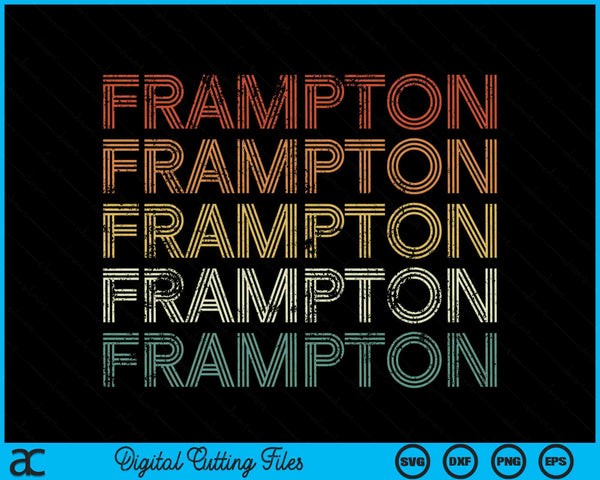 Frampton Vintage Retro SVG PNG Digital Cutting Files