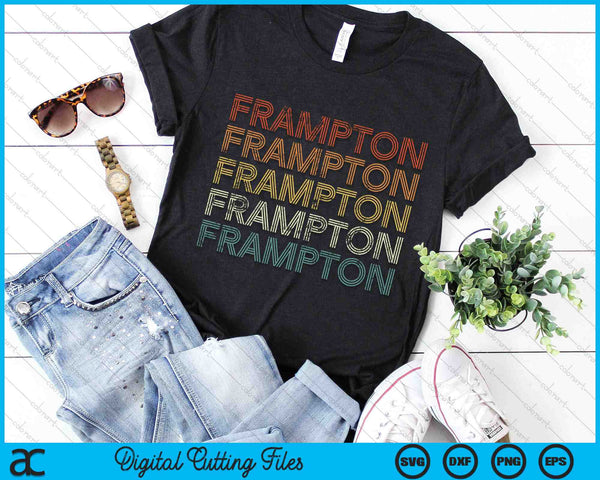 Frampton Vintage Retro SVG PNG Digital Cutting Files