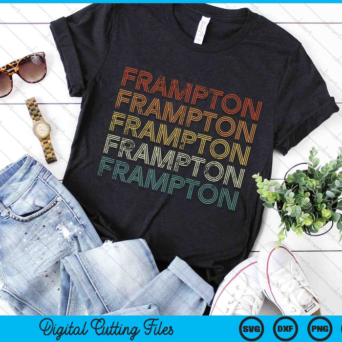 Frampton Vintage Retro SVG PNG Digital Cutting Files