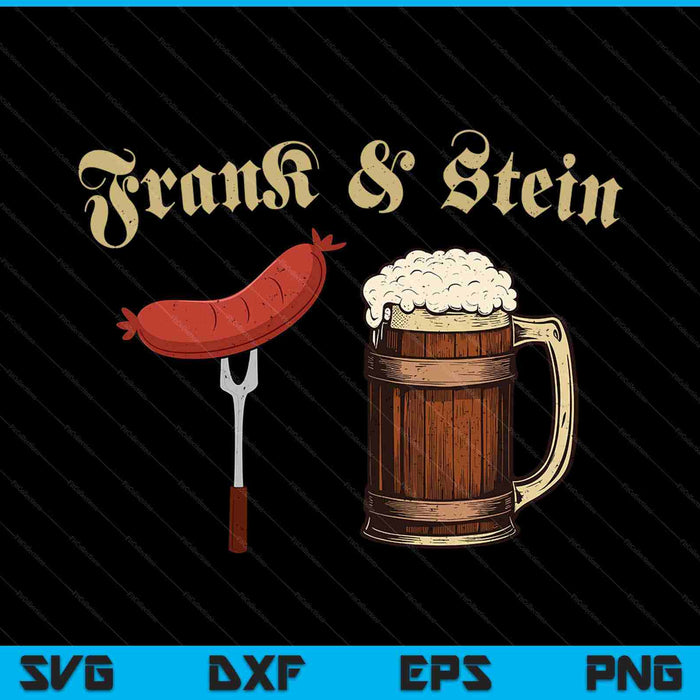 Frank stein German beer drinking Oktoberfest SVG cut file
