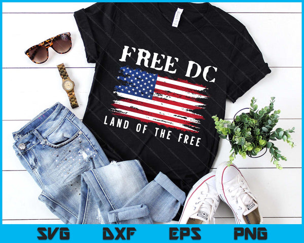 Free Dc  Washington Dc Land Of The Free SVG PNG Digital Printable Files